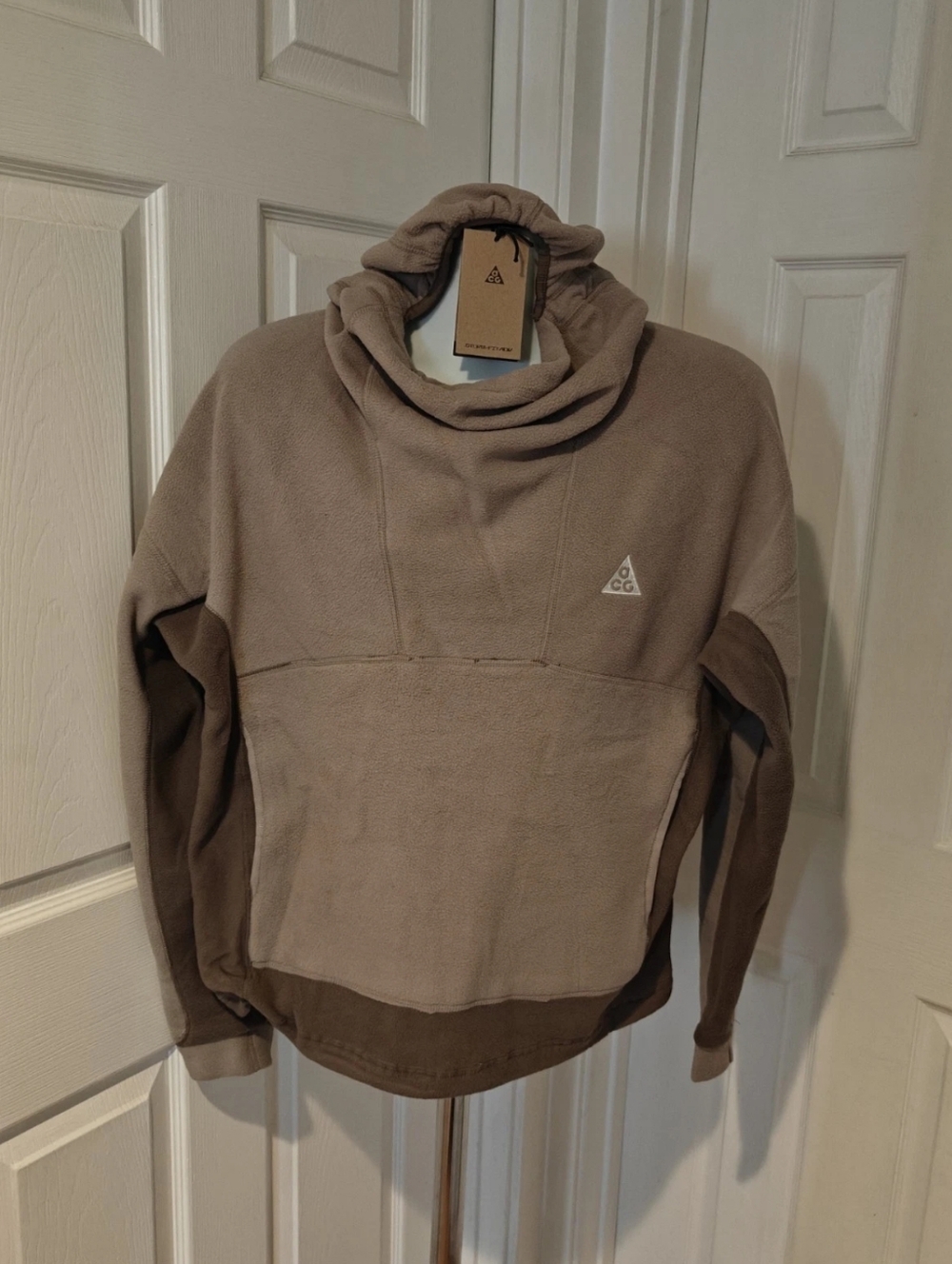Womens Nike ACG Therma-Fit Wolf Tree Polartec Fleece Pullover Sweatshirt M And L